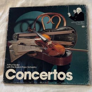Vintage vinyl:  "Concertos" by "Arthur Fiedler with the Boston Pops Orchestra"